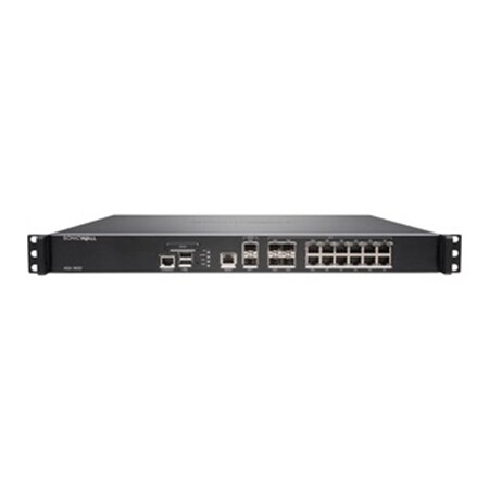 SonicWall NSA 3600 Network Security Appliance with SSL VPN for 200 User License and 1YR 24x7 Support 02-SSC-4609